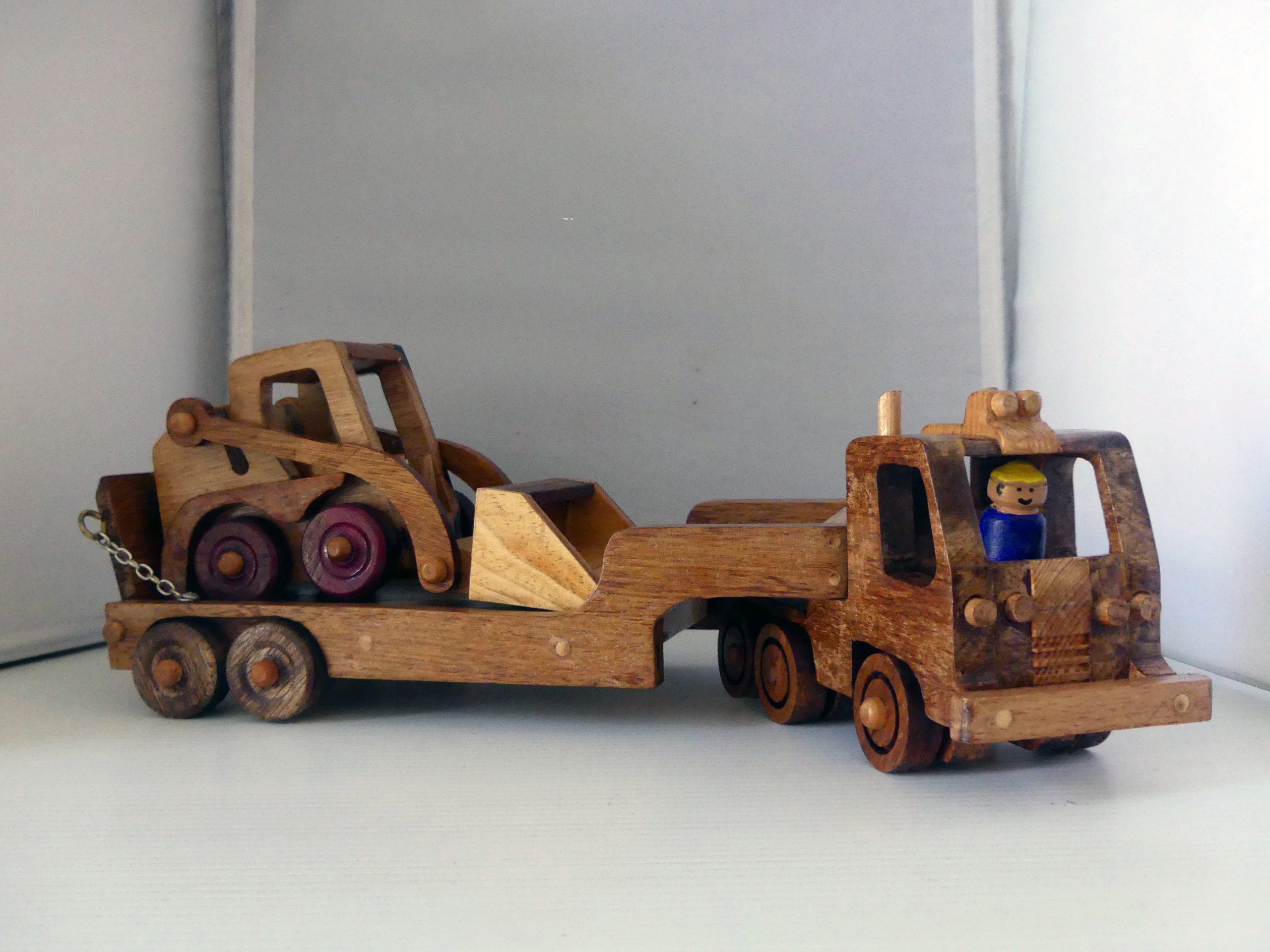 Front End Loader in transit